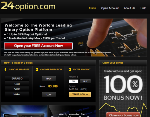 24option new wide trading platform